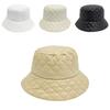 Minimalist Winter Bucket Hat For Women With Warmth And Sun Protection In Polyester Fabric