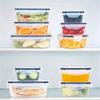 Recipiente de almacenamiento de alimentos sellado, caja hermética para nevera y microondas