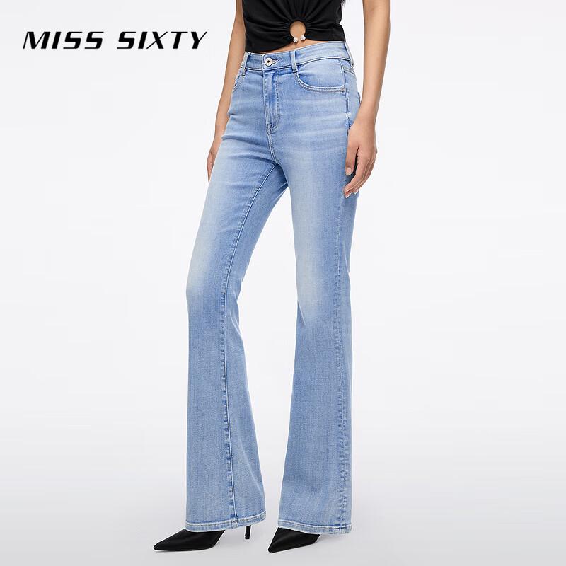MISS SIXTY Women's Lyocell Blend Slim Flare Jeans