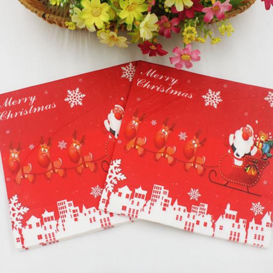 Kutu Mendil Modern Narin Baskılı Kağıt Havlu Programı Rahat Akşam Yemeği Peçetesi Baskılı Peçeteler Düğün için