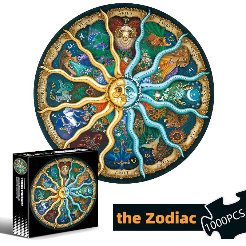 Adult Puzzle Puzzle Game 1000 Planet Moon Earth Puzzle Challenge Game Learning Puzzle Space Plane Puzzle Difficulty Toy