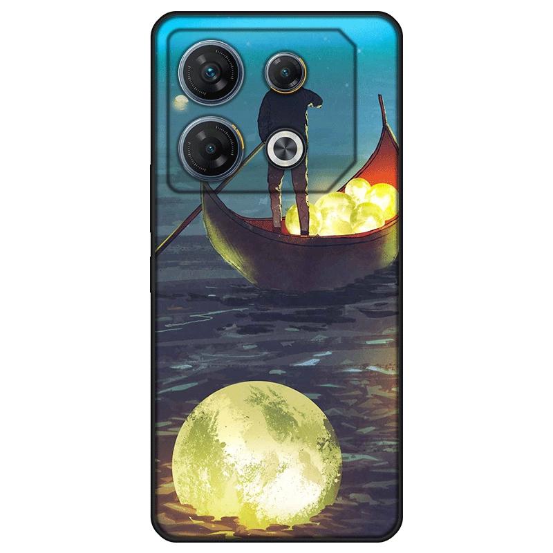 Für Infinix GT 10 Pro Gehäuse TPU lackierte Rückseite Infinix GT 10 Pro weiche Silikonhülle