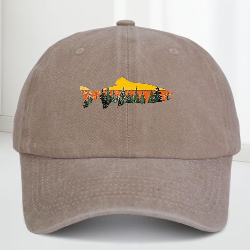 Retro washed outdoor baseball cap - Adjustable, soft, breathable and sweat-proof. Inspired by nature design.