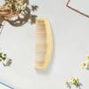 Natural Bamboo Wide Tooth Hair Comb for Women Men Anti-Static Afro Fork Comb Detangler Brush for Curly Wet Dry