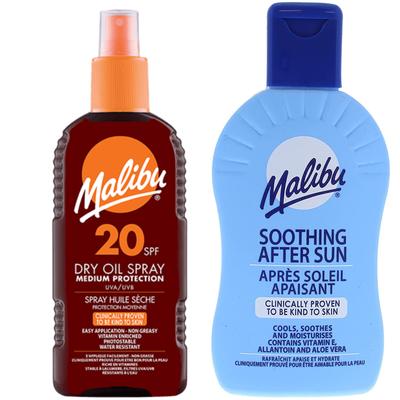 Malibu SPF20 Tanning Oil 200ml + After Sun Balm 200ml
