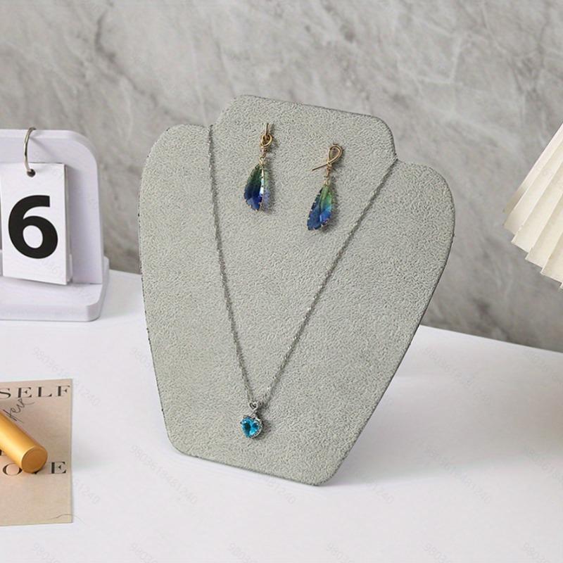 

1 шт. Подвеска для украшений, держатель для ожерелий, складной держатель для серег для продажи, подставка для хранения серег, украшение для ванной комнаты, спальни серый