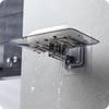 Wall-Mounted Punch-Free Soap Holder: Creative Drainage Shelf for Bathroom