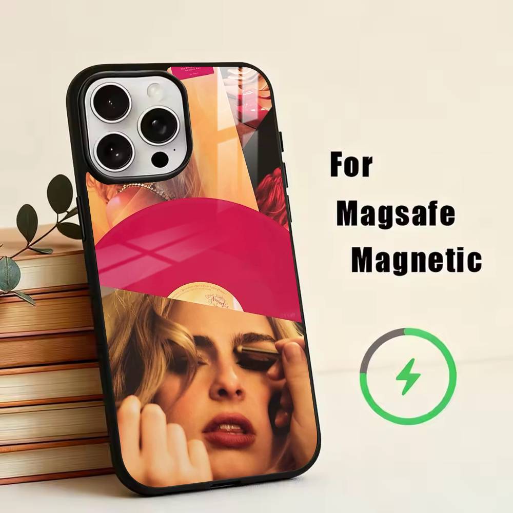 Singer-Addison Rae  Phone Case For iPhone17,16,15,14,13,12,11 Plus,Pro Magnetic with Magsafe Wireless Charging