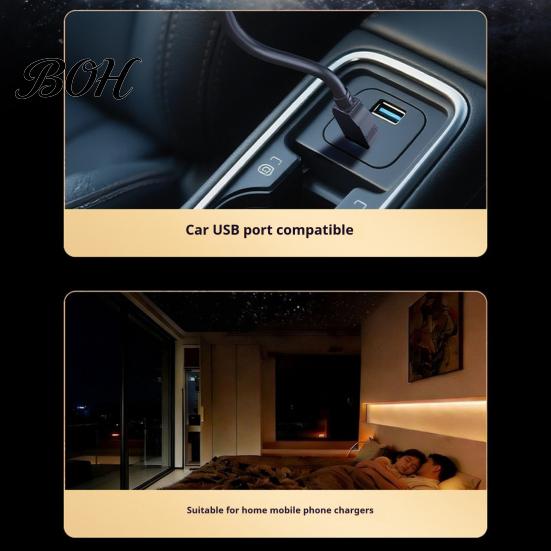Flexible Head Starlight for Kids Room Car Roof Star Night Lights, Starry Sky Projector Light, Interior Ambient, Plug-and-Play USB Light Decorative