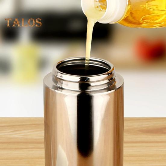 2 In 1 Oil Dispenser Bottle for Kitchen 360/430/500ml Stainless Steel Oil Mister with Dual Nozzles BBQ Oil Sprayer for Cooking Grilling Salads Baking