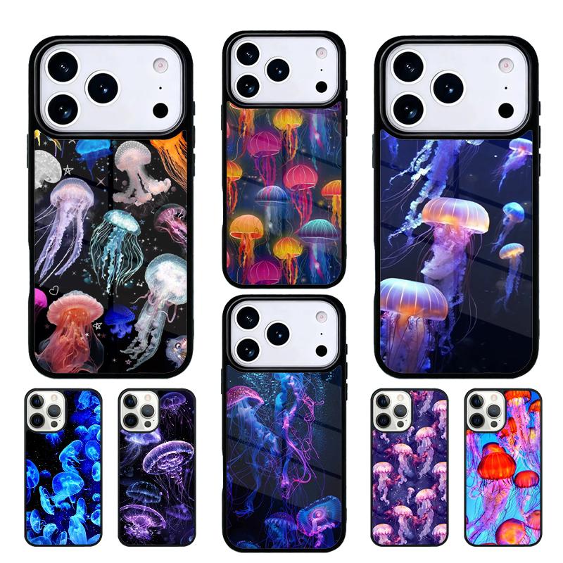 Magic Jellyfish Soft Mobile Phone Case Compatible with IPhone 17 16 15 14 13 12 11Pro Max 17 Air Cover