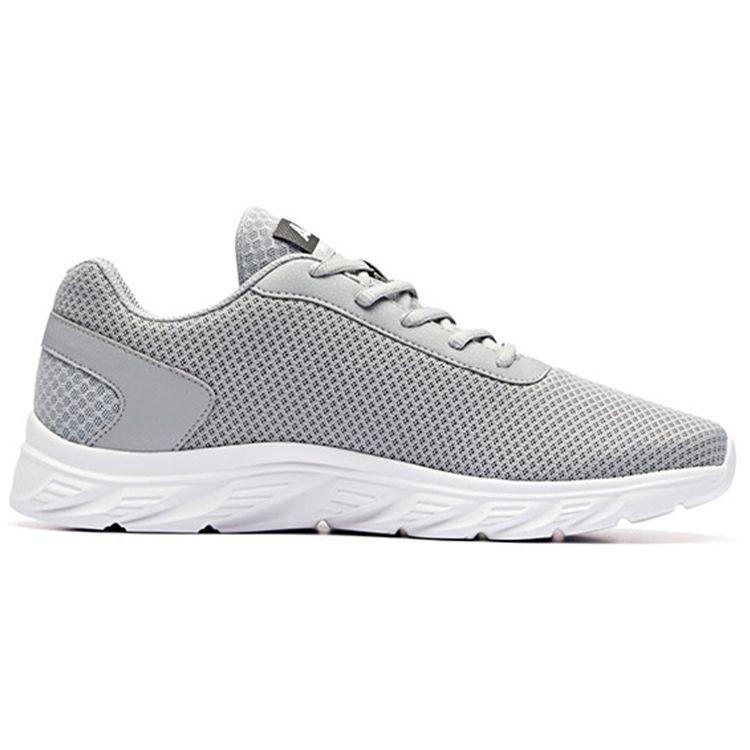 Anta Lightweight Comfortable Sports Slip Resistant Durable Low Top Casual Shoes Men Casual Shoes Gray White 91915529-2