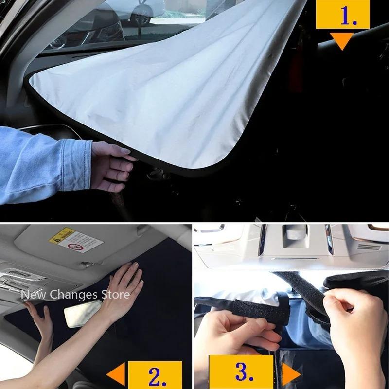 For GMW Haval H9 2024 2025 2026 Car Styling Nano-Insulat Windshield Sunshade Front Window Sun Shade Visor Auto Accessories
