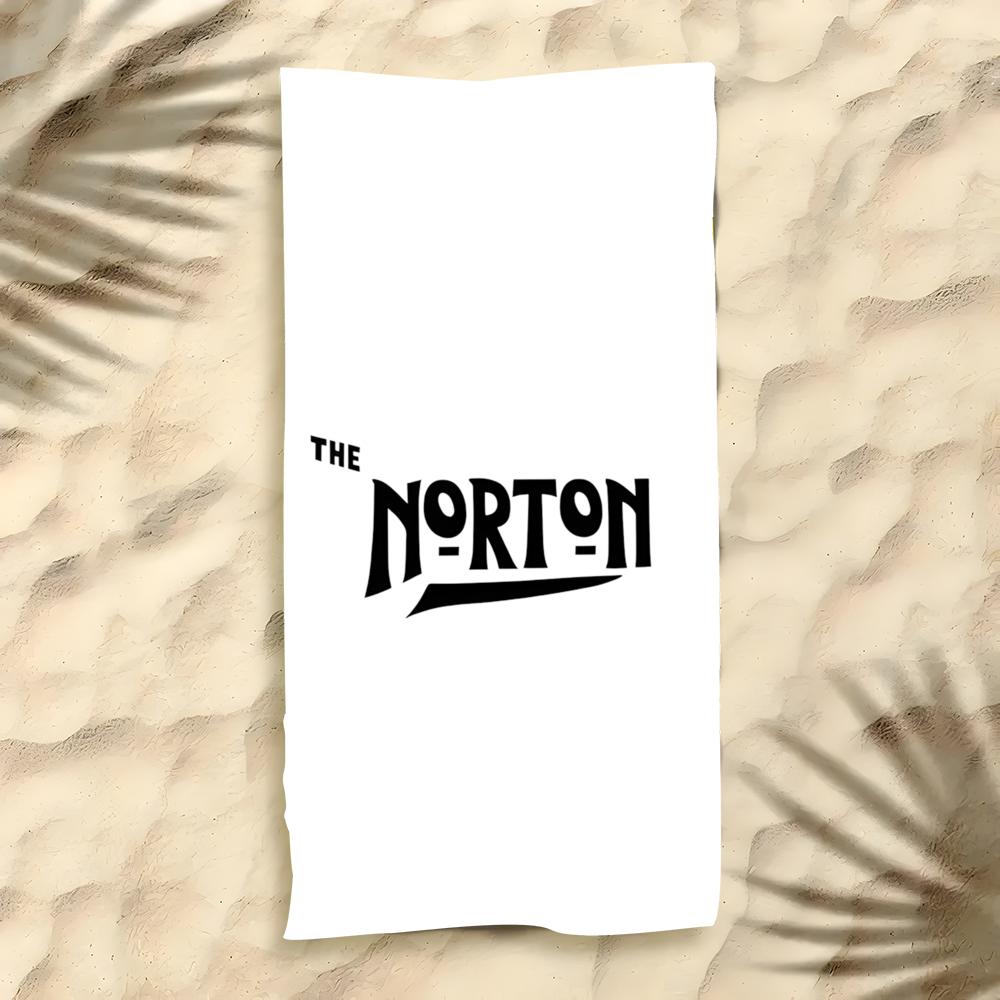 Brand Norton Motorcycles Towel Polyester Beach Towel Quick Dry Sand Free Bath Towel for Summer Pool Travel Vacation