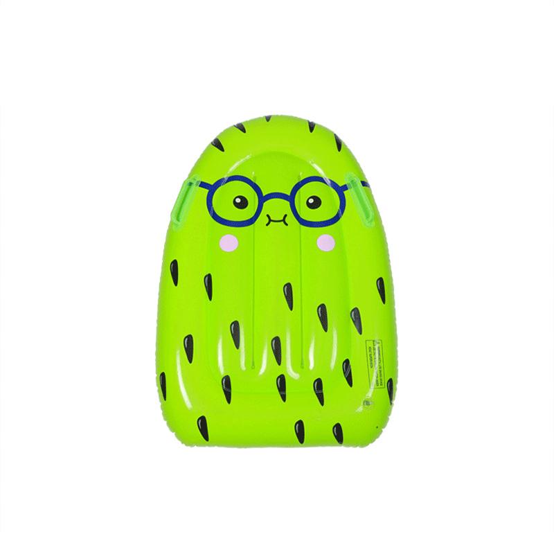Cartoon Cute Kiwi Pineapple Inflatable Floating Lounge Chair With Handle