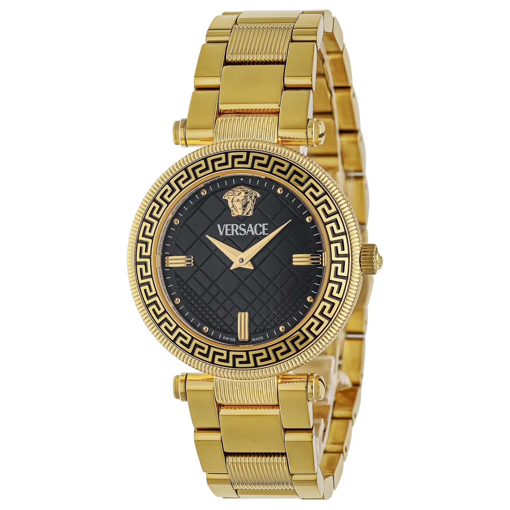 

Versace Rive VE8B00624 Gold Watch [Versace] Women s [Used] чорний