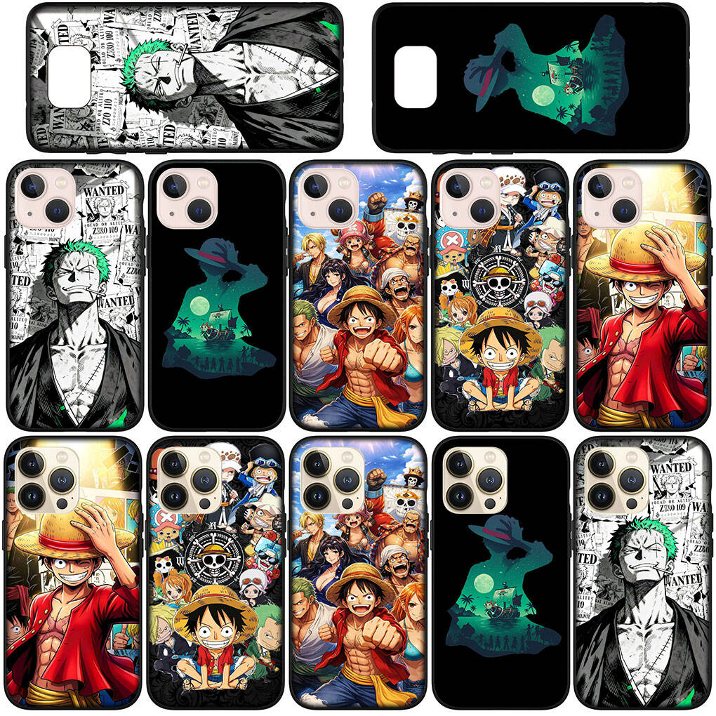 Case for iPhone 17 15 16 Plus Xiaomi Poco X7 X6 F8 F7 M8 C85 C75 C71 Redmi Note 14 12 11 13 Pro Max A4 14C 13C 15C One Roronoa Coque Zoro Pieces Luffy