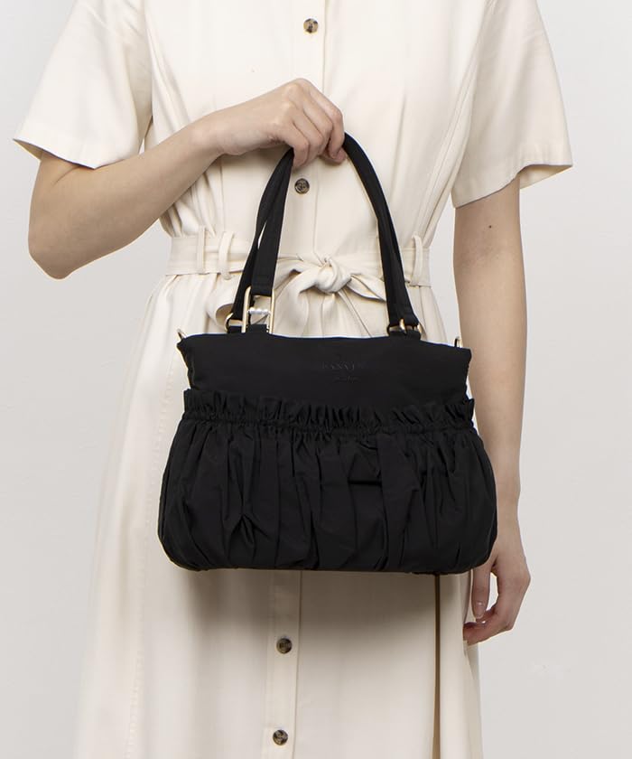 Lanvin en Bleu Gracily 2-Wege-Umhängetasche, Schwarz, Größe F