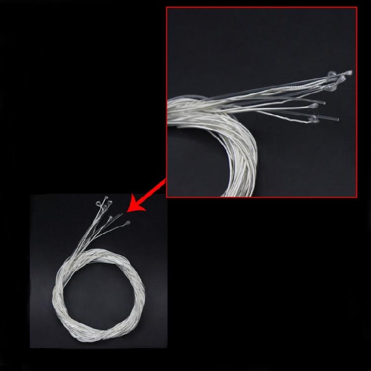 11 Strings Arabic Oud StringsClear Nylon Silver Plated Copper Alloy Wound String