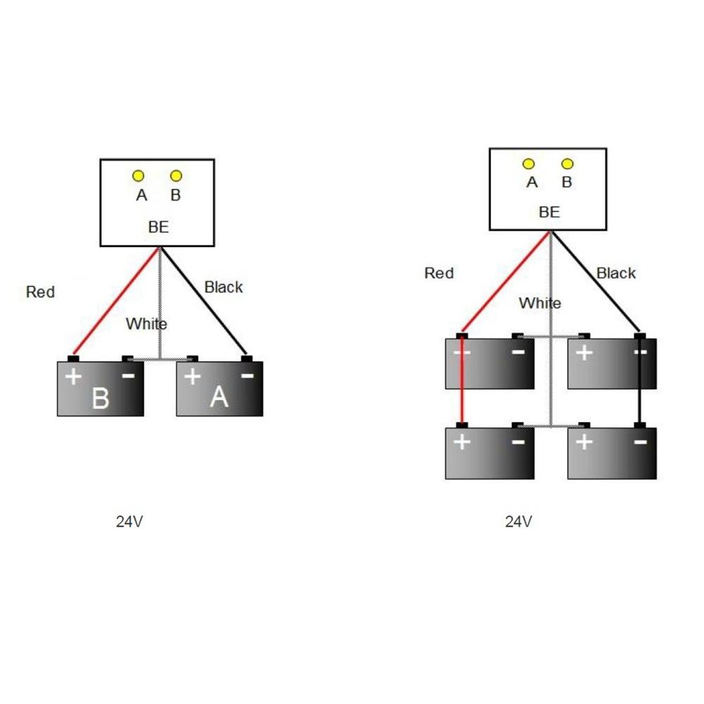 Battery Balancer HC01 for Solar Battery Systems with Real Time Voltage Monitoring Compatible with Gel Flooding