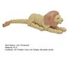 Yousheng 1/2Pcs 3D Printed Lion Figurine Movable Joints Male Female Lion Figure Articulated Animal Model Fidget Toy Home Office Bookshelf Decoration
