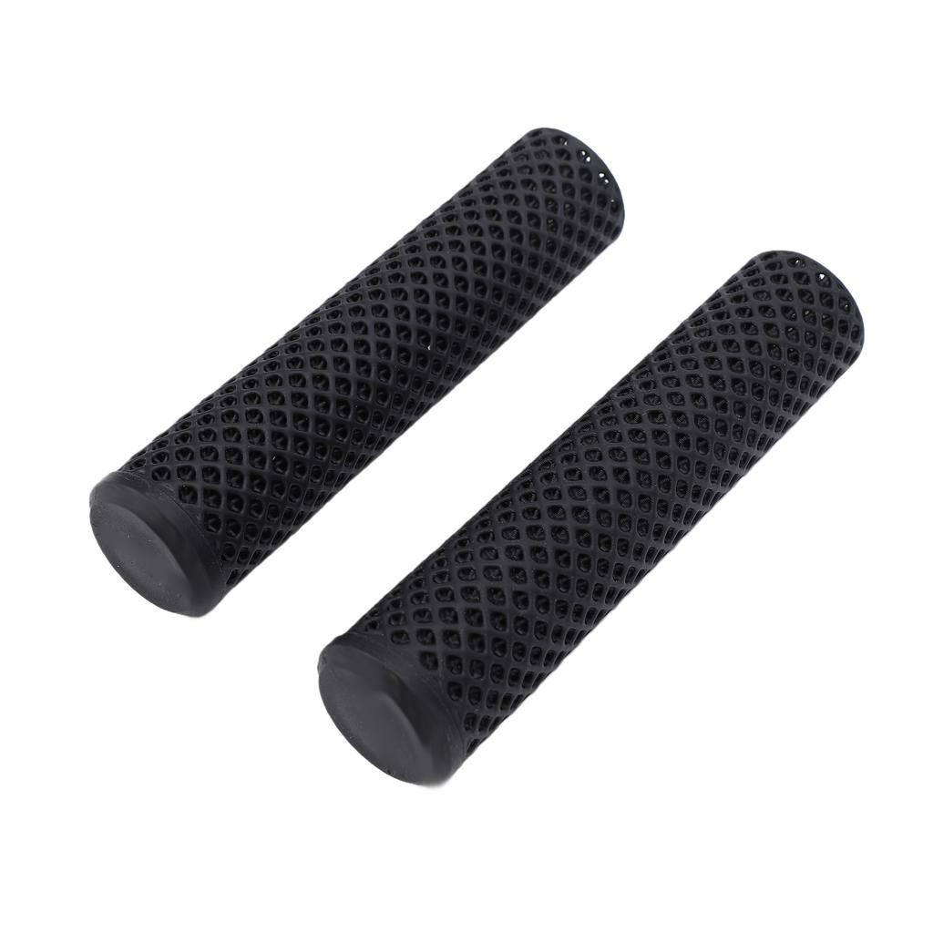 Bike Handlebar Grips 3D Printed Non Slip Shock Absorbing PU Handle Grip for Cycling Enthusiasts Commuters Indoor