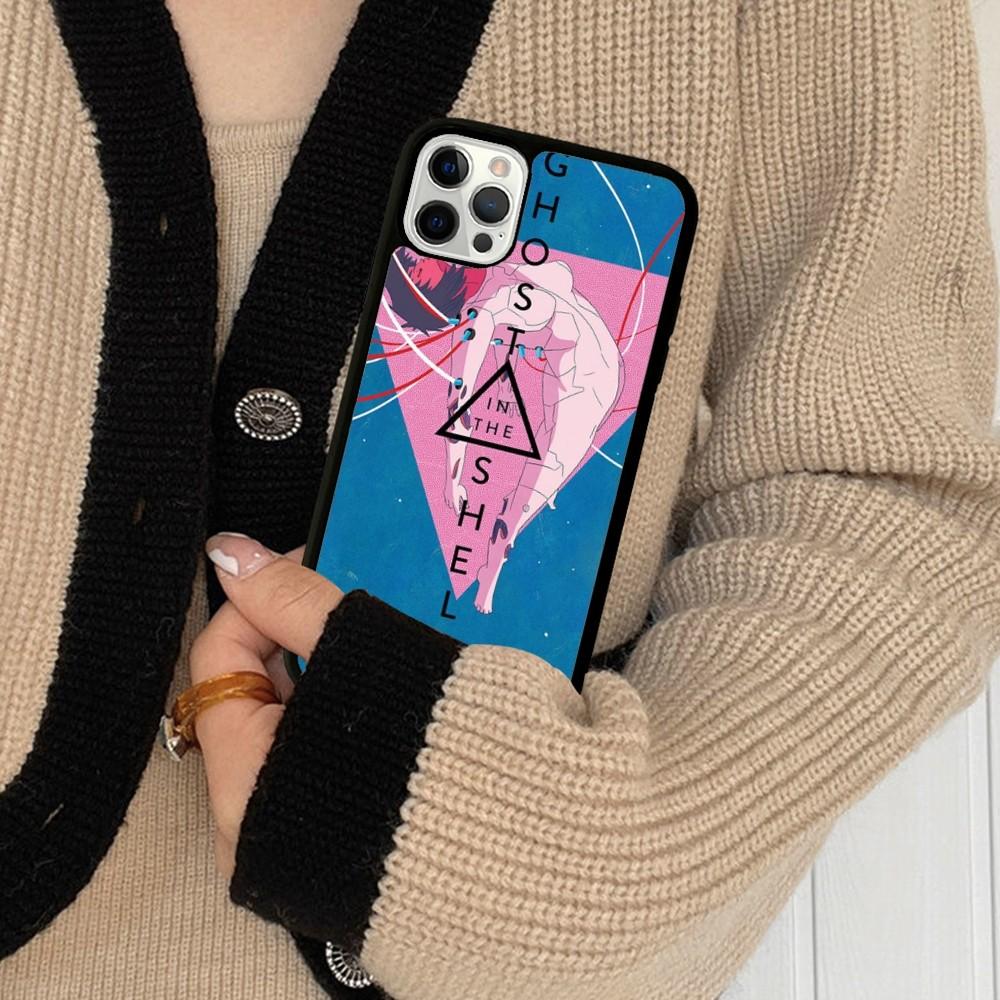 Ghost In the Shell Phone Case Silicone PC+TPU For For iPhone 11 12 13 14 15 16 Plus Pro Max Cover