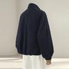 Sibaishe Women's Autumn Stand-Collar Trench Coat