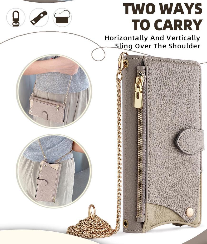 Redmi Crossbody Phone Case with Drop-proof Fishtail Design for Flip Phones