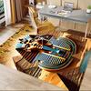1PC Egyptian mask pyramid Anti-slip carpet, suitable for Office, bedroomand playrooms. It can also be used as a sofa footrest cover-R38