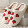 Ladies Soft Sole Slippers Winter Warm Anti-Slip Home Slippers Comfortable Poop Texture for Women