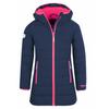 Trollkids Girls Stavanger Coat with Hood Navy Blue (219-114)