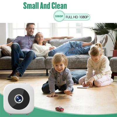 Smart Wireless Security Camera Motion Detection WiFi Remote Monitoring Recorder Magnetic Small Cam for Patio Porch Indoor