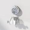 Removable Shower Head Holder with Suction Cup Design Adjustable 70° Downwards Easy Install for Bathroom Tile or Glass