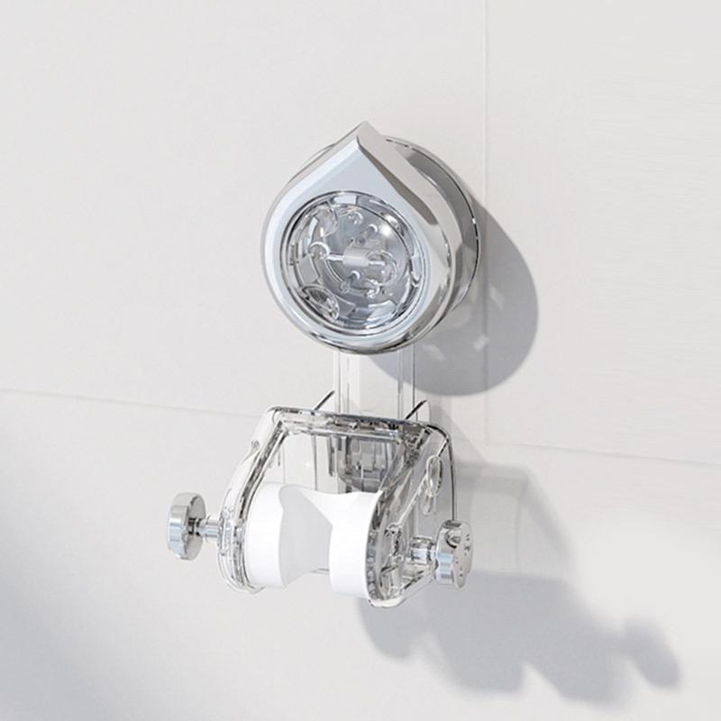 Removable Shower Head Holder with Suction Cup Design Adjustable 70° Downwards Easy Install for Bathroom Tile or Glass