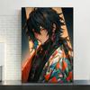 Demon Japanese Popular Classics Anime Character Posters Canvas Printing Wall Art Picture for Living Room Home Decor Gifts