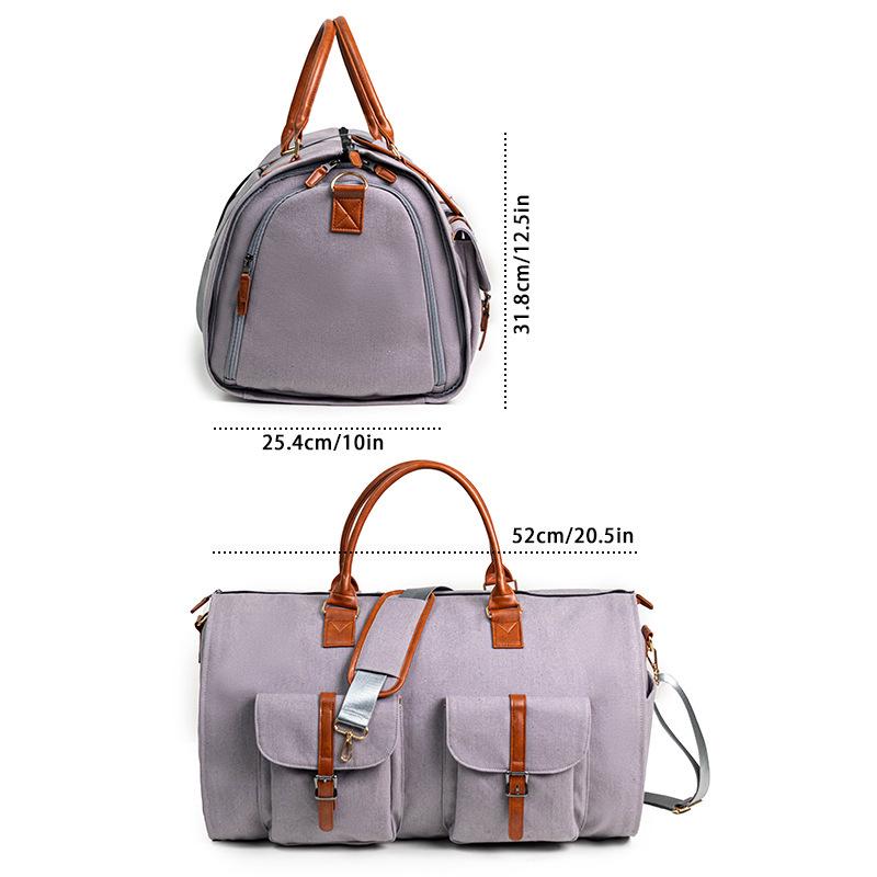 New Convertible 2-in-1 Carry-On Hanging Suit Travel Bag