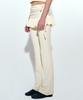 Nigaennikol Layered Ruffle Skirt Pants_Cream