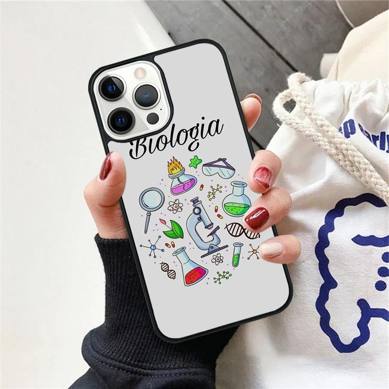 

Science Biology Laboratory Phone Case For iPhone 17 Air 15 16 Cover 11 13 14 Pro Max 12 Plus Max Fundas iPhone 12pro max