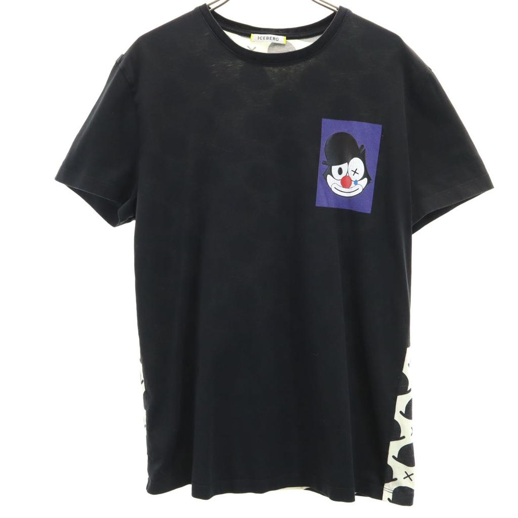 Iceberg Made In Bulgaria Felix Print Short Sleeve T-shirt Men's Used