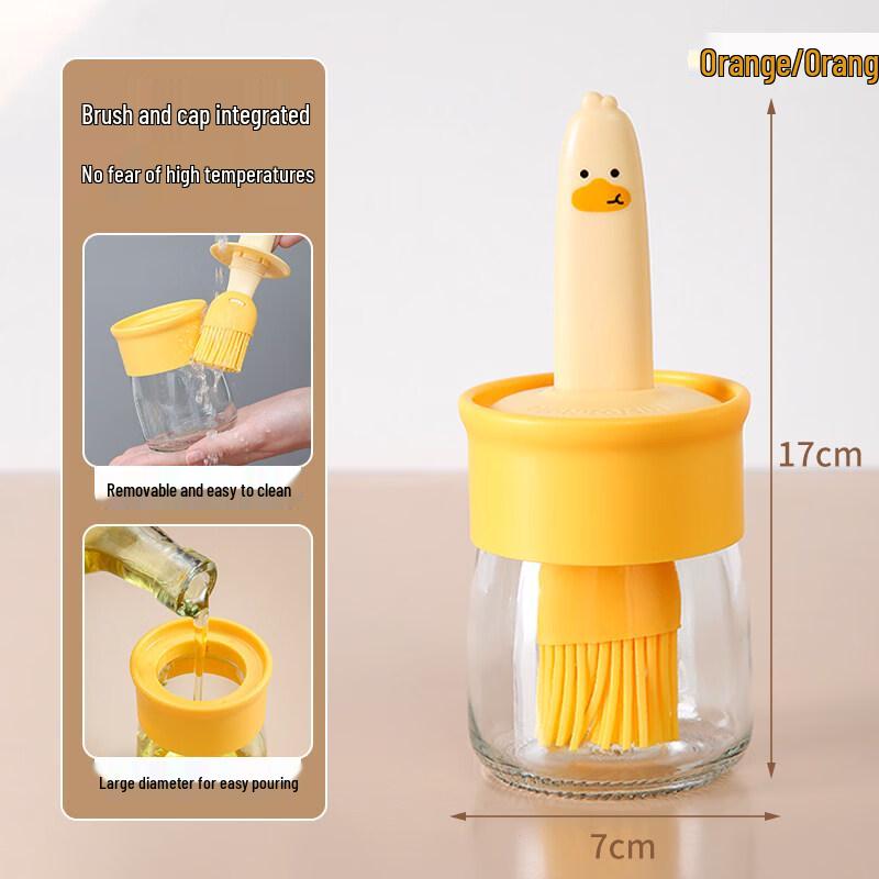 ZISIZ Heat-Resistant Silicone Basting Brush