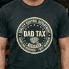 Dad Tax Quality Control Department Shirt, Funny Dad Food Tax Tee, Retro Father Humor T-Shirt, Fathers Day Gift