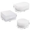 Transparent Soap Dish Sealed Soap  Holders Soap Storage Portable Soap Box  Bathroom