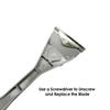 Paint Scraper Tool Ergonomic Paint Removal Scraper Cemented Carbide Scraping Tool For Removing Decals Glue Stains Rust And