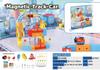 Electric High-Speed Magnetic Train Set with 3D Track - DIY Educational Assembly Blocks for Kids