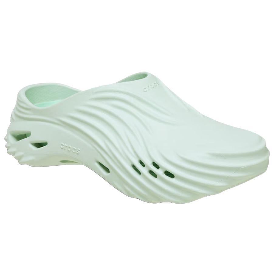 Crocs Echo Wave Fashion Comfortable Simple Trendy Personality Clogs Unisex Clogs Light-Green 210521-3YF