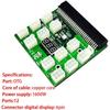 For HP PSU GPU 6 PIN 1600W Mining Power DPS-1200FB 12 Ports Breakout Board Green