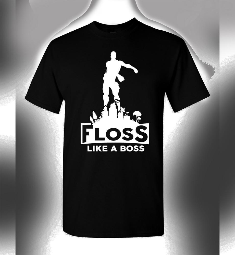 Gamer T-Shirt Floss Like A Boss Funny Dance Emoji Gamer 4 Life