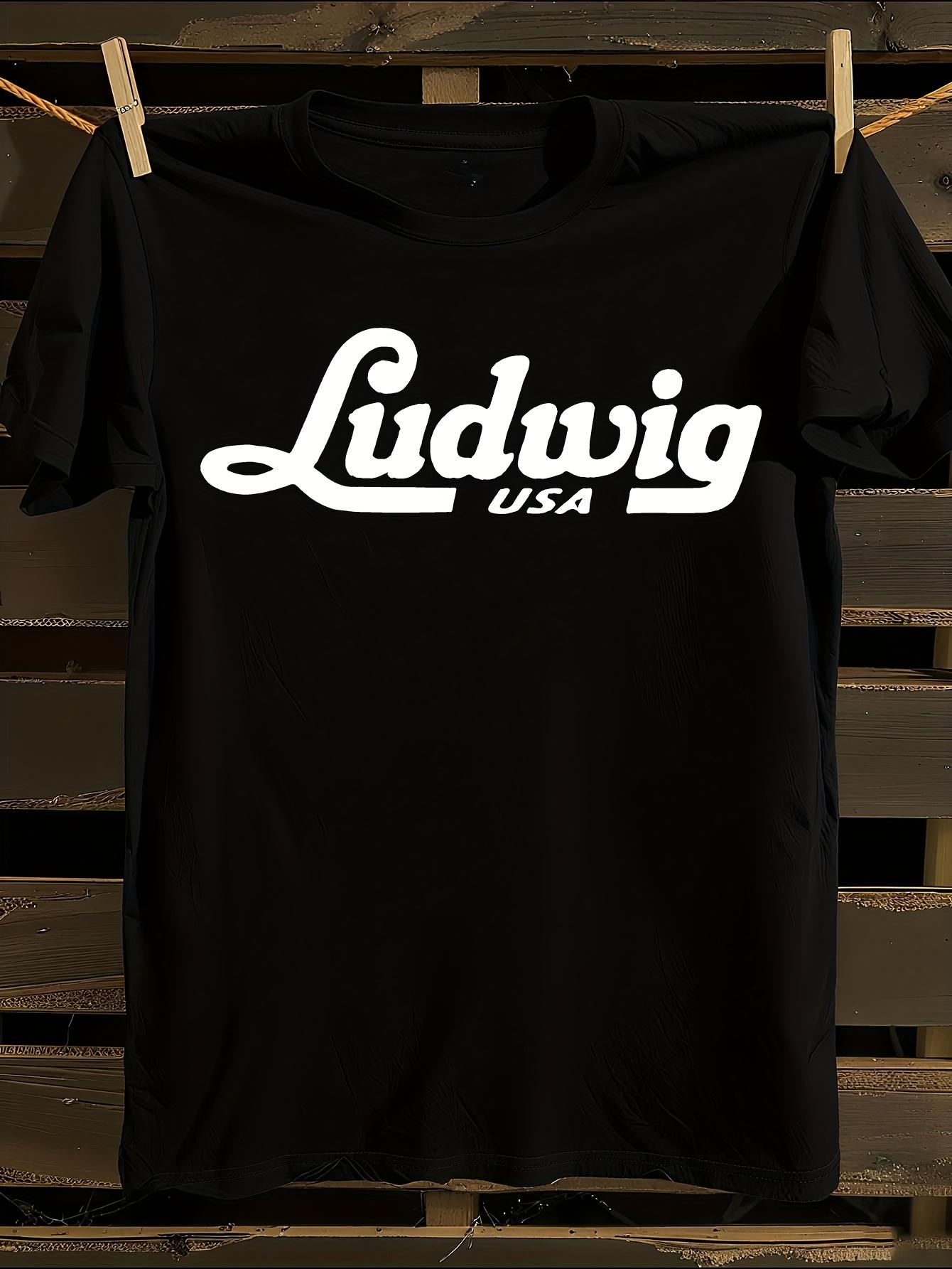 Ludwig Drums Cymbals Black Tshirt S