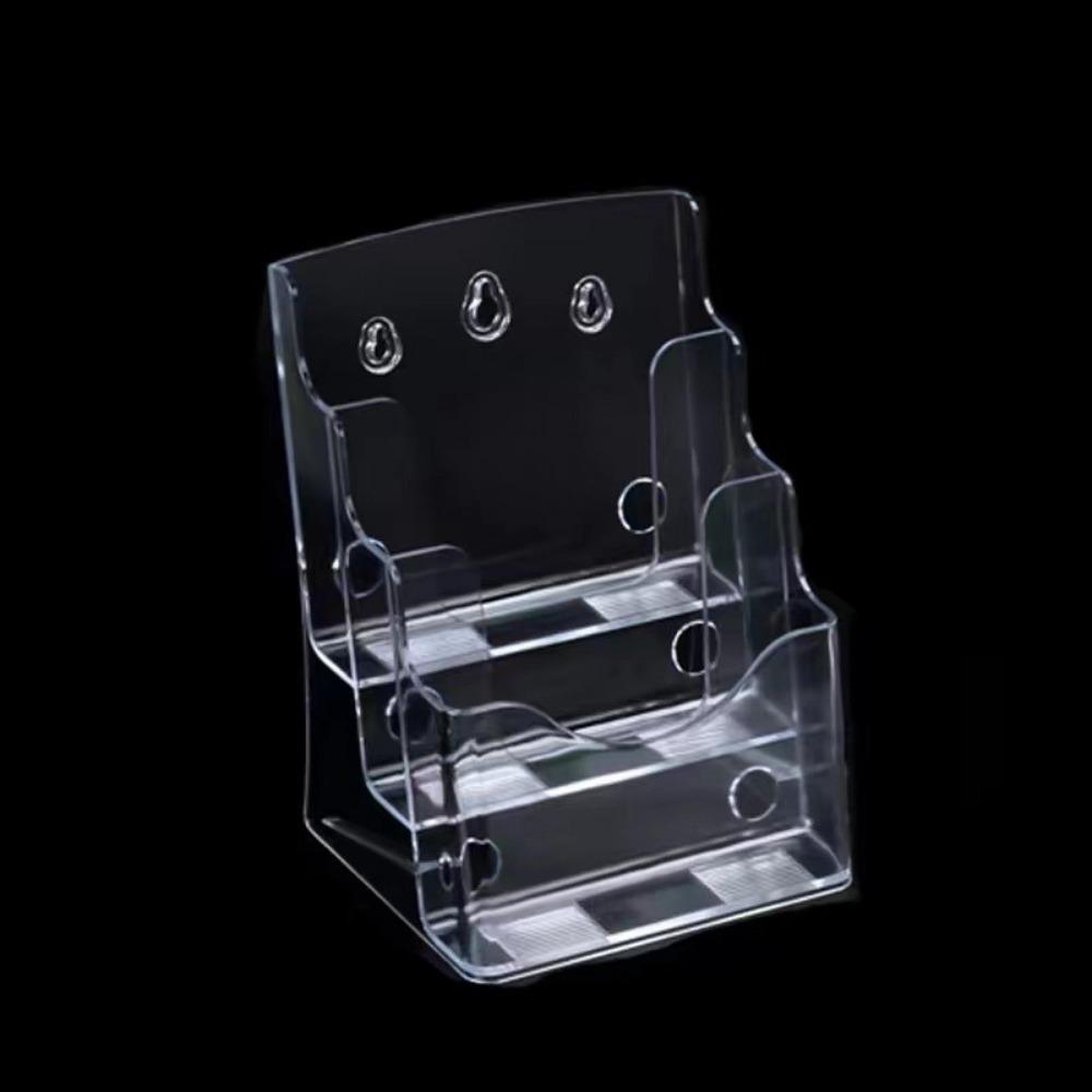 2/3/4 Layers Clear Flyers Display Stand A4/A5/A6 Desktop Document Rack  Pamphlet
